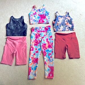 Old navy active girls size 6 sets